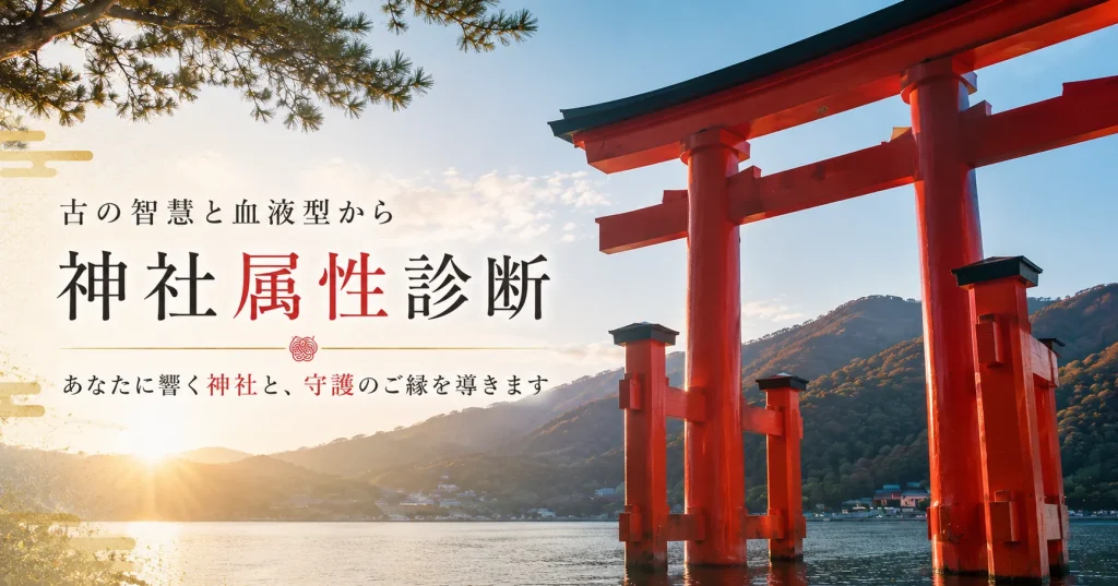 （PC）トップページ メインビジュアル画像 神社属性診断